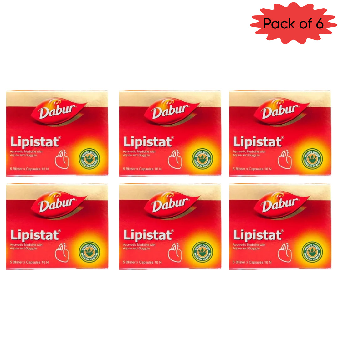 Dabur Lipistat 10 Capsules(Pack of 6)