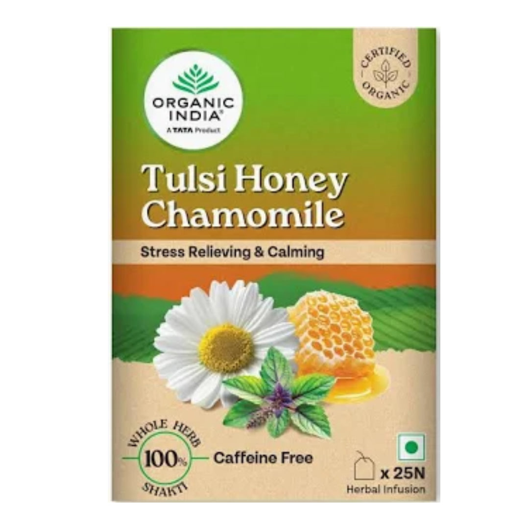 Organic India Tulsi Honey Chamomile 25 Bags