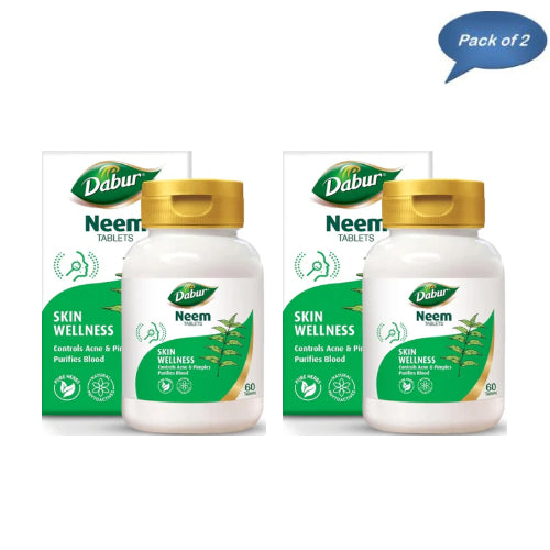 Dabur Neem 60 Tablets(Pack of 2)