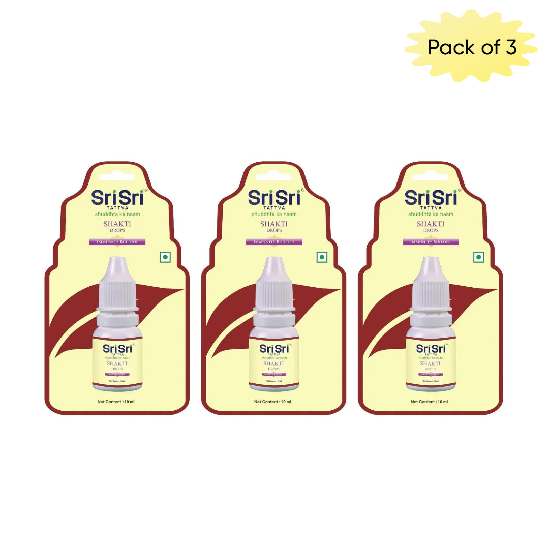 Sri Sri Tattva Shakti Drops 10 Ml(Pack of 3)