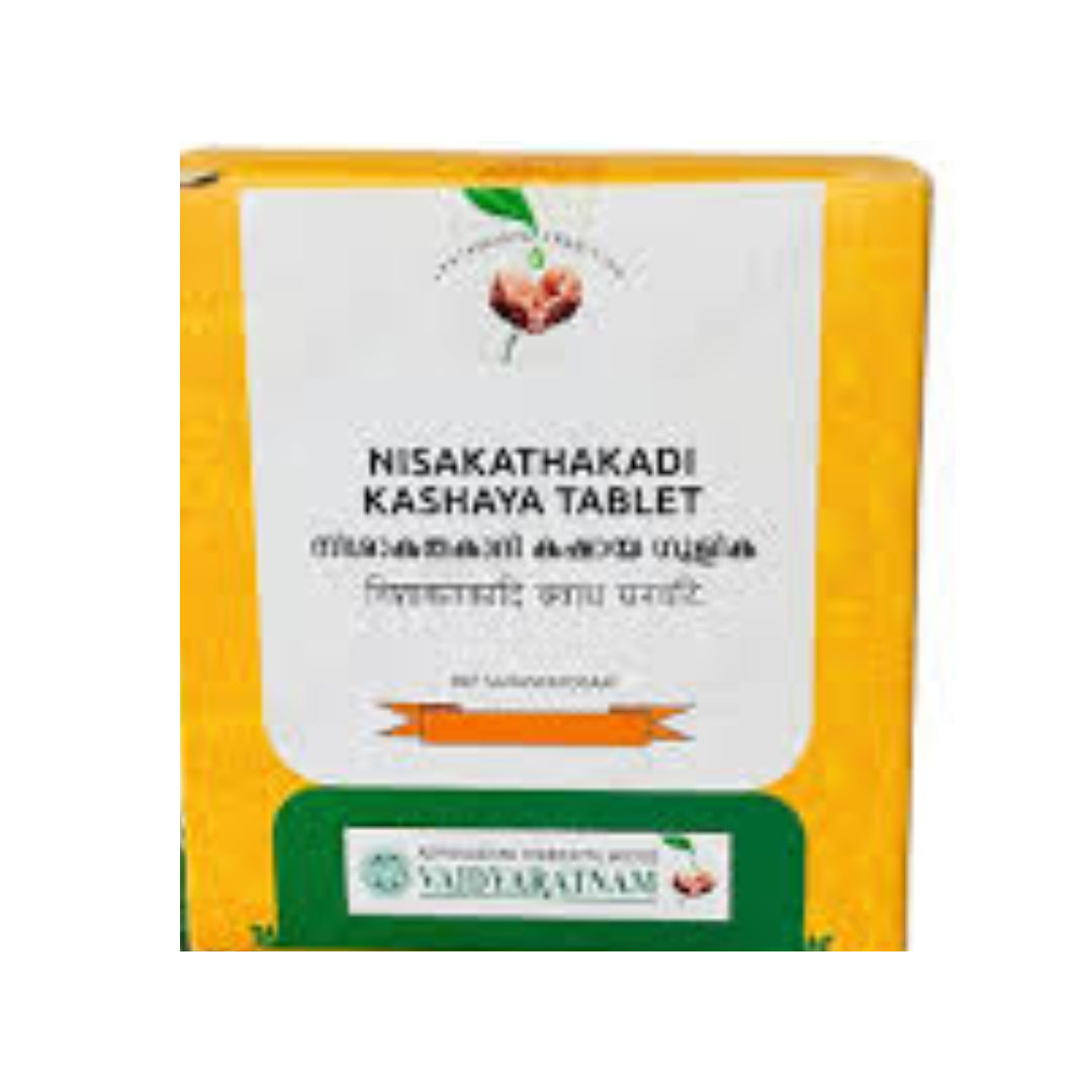 Vaidyaratnam Nisakathakadi Kashaya 100 Tablets