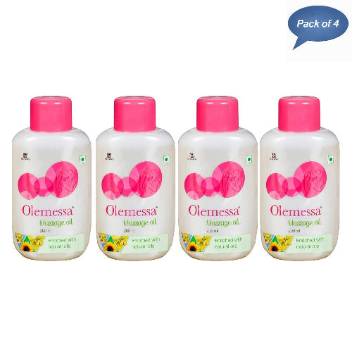 Menarini Olemessa Baby Massage Oil 200 Ml(Pack of 4)