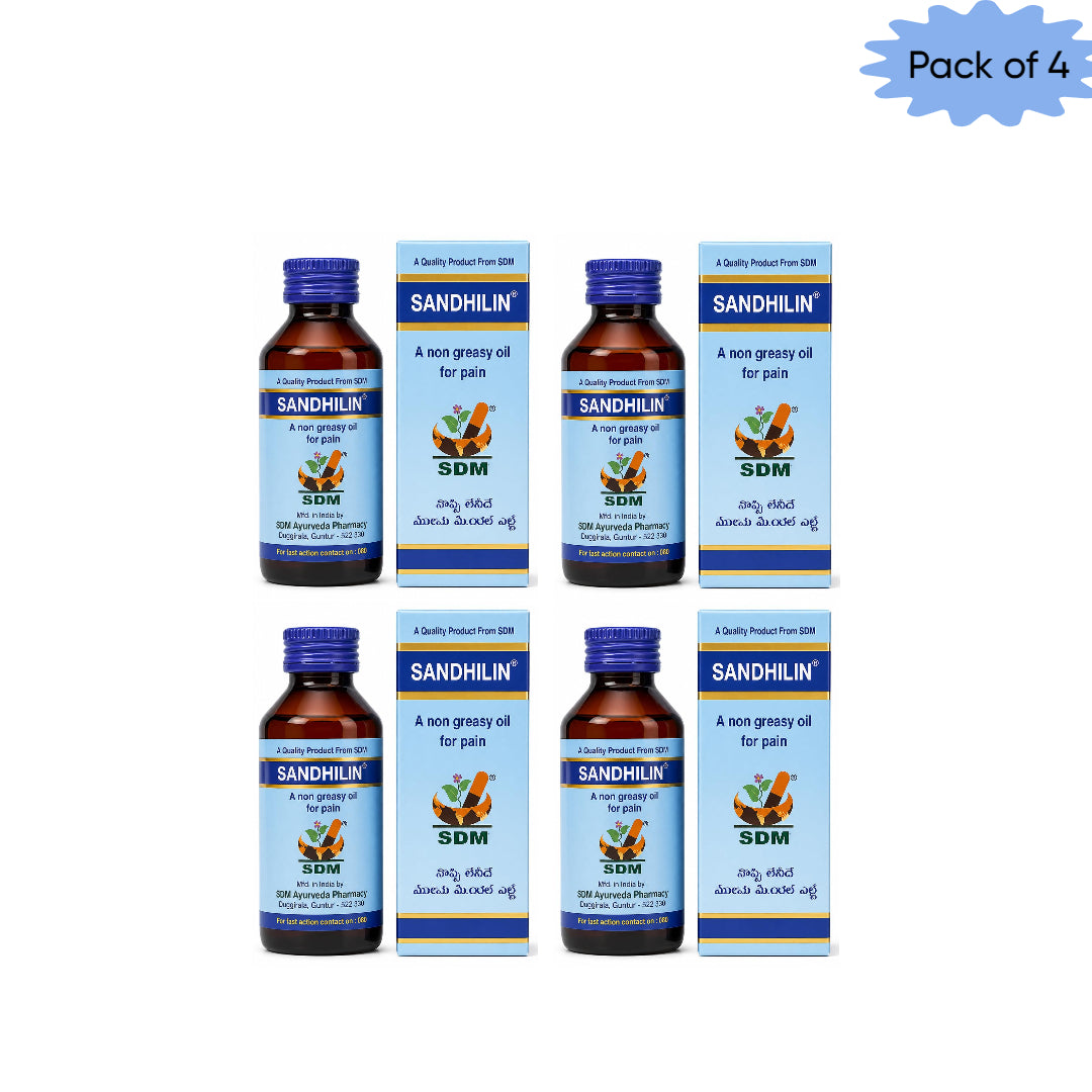 (Sdm Sandhilin Oil 100 Ml(Pack of 4)