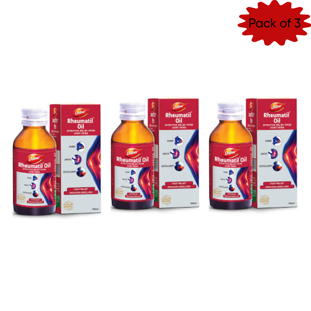 Dabur Rheumatil Oil 100 Ml(Pack of 3)