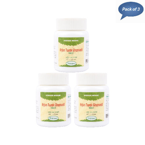 Nagarjun (Gujarat) Arjun Twak Ghanvati 60 Tablets(Pack of 3)