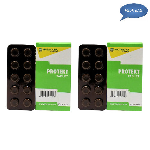 Nagarjuna Ayurveda Protekt 100 Tablets(Pack of 2)