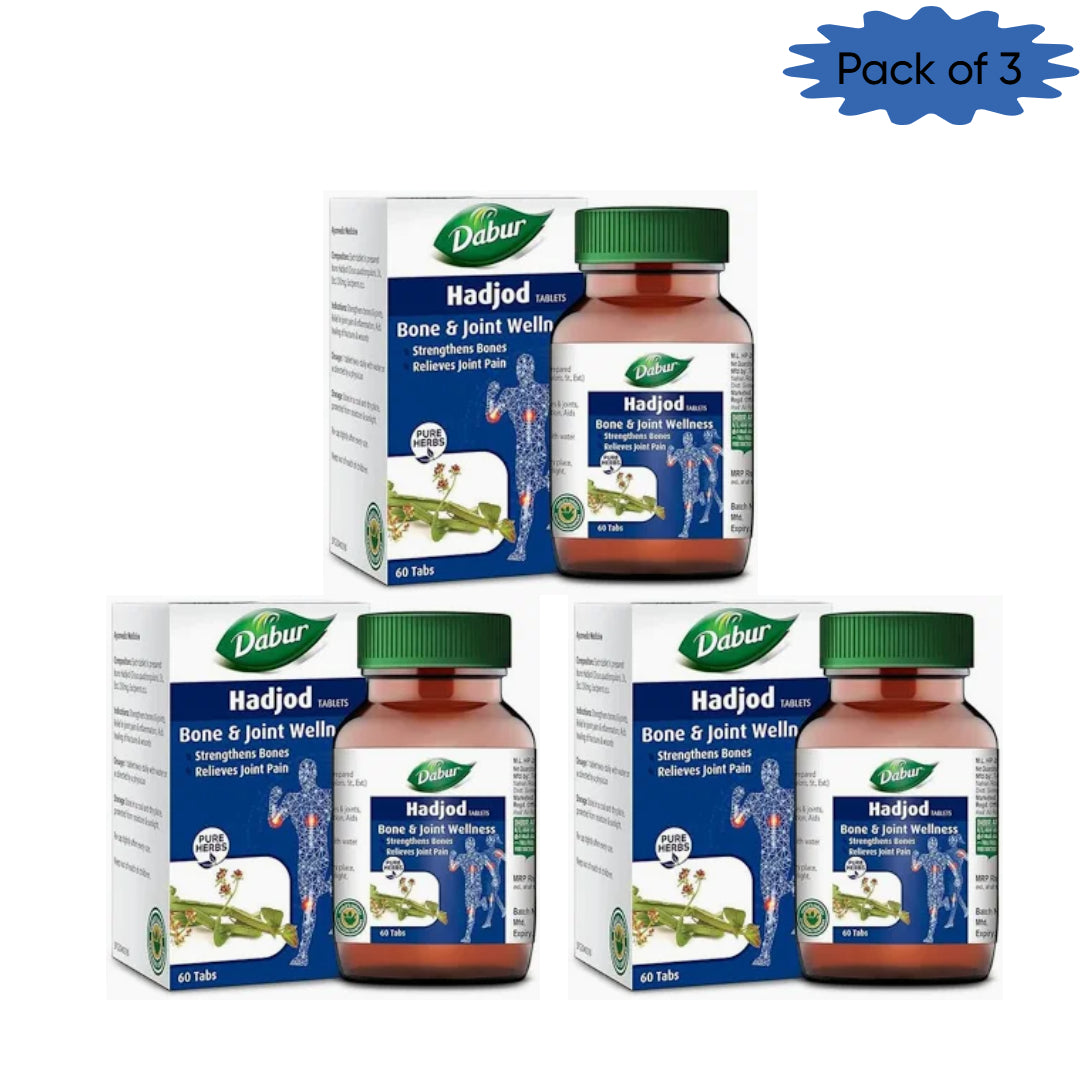 Dabur Hadjod 60 Tablets(Pack of 3)