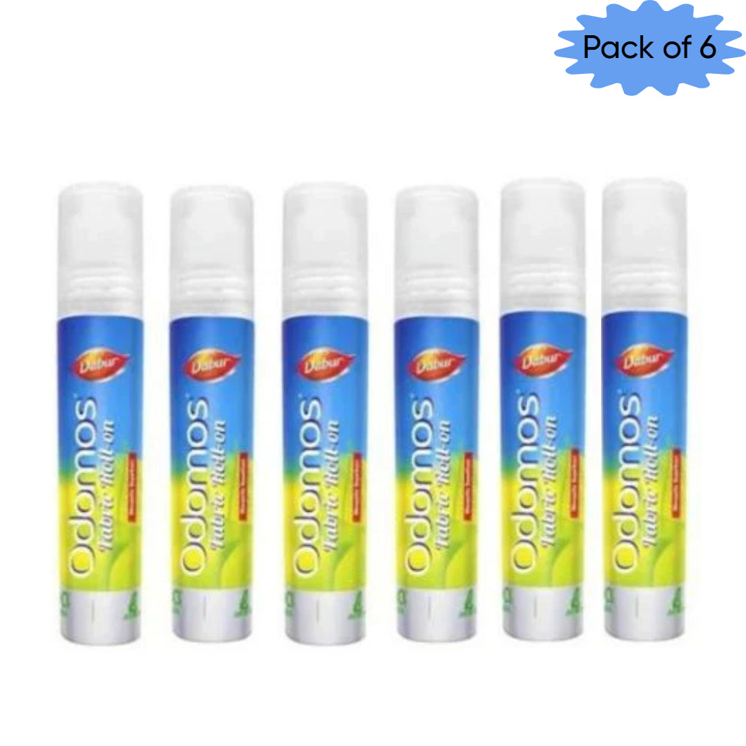 Dabur Odomos Fabric Roll On 8 Ml(Pack of 6)