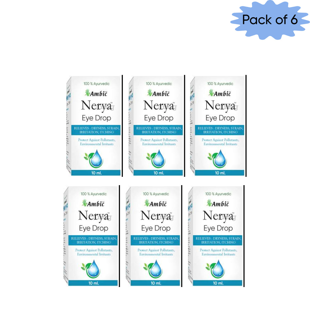 Ambic Nerya Eye Drop 10 Ml(Pack of 6)