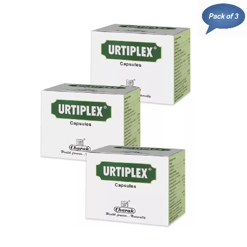 Charak Pharma Urtiplex 20 Capsules(Pack of 3)