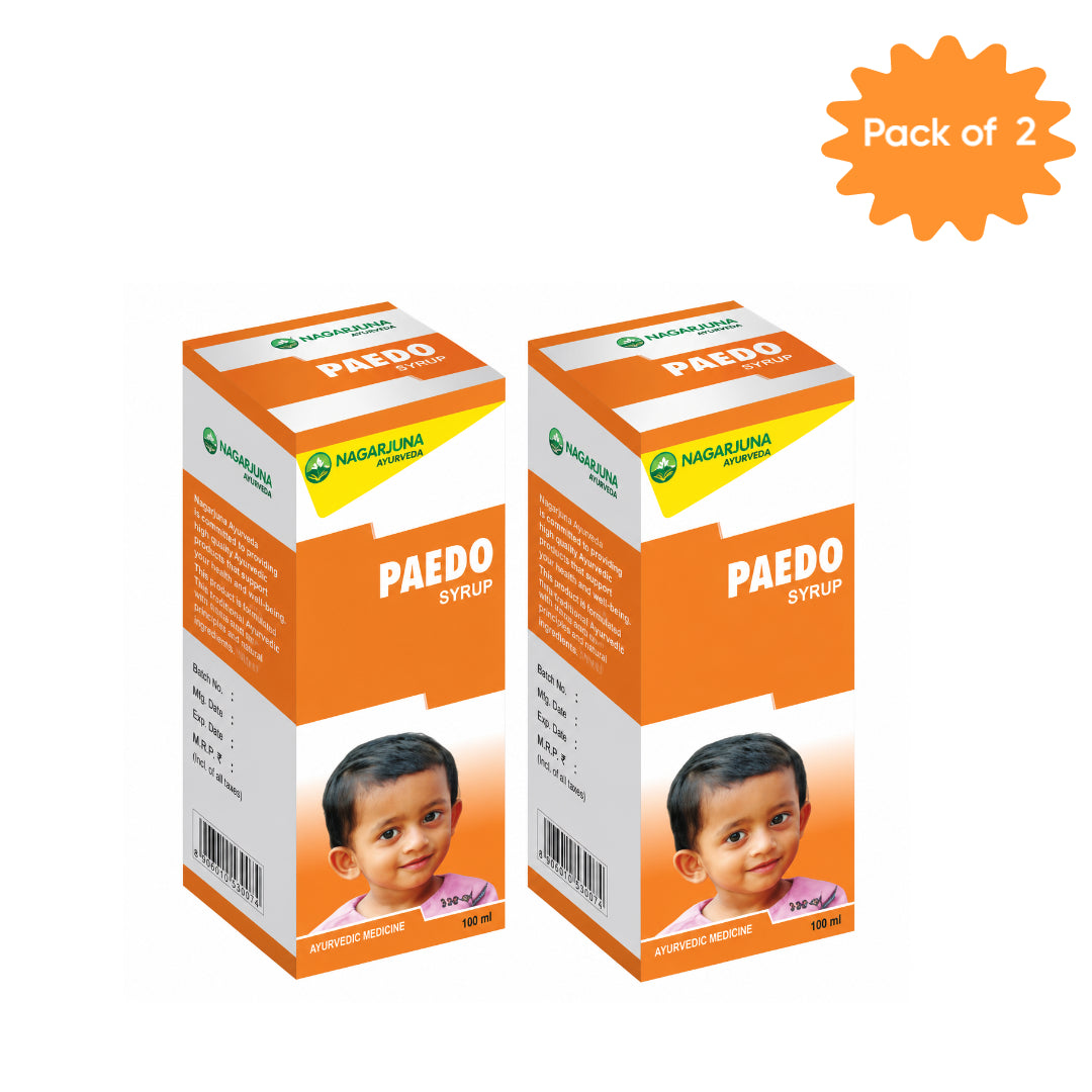Nagarjuna Ayurveda Paedo Syrup 100 Ml (Pack of 2)