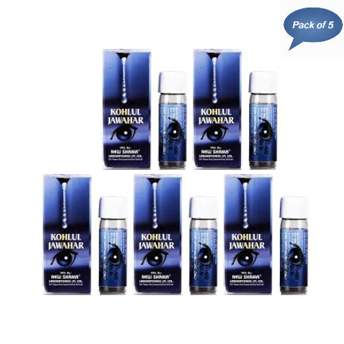 New Shama Kohlul Jawahar 3 Gm(Pack of 5)