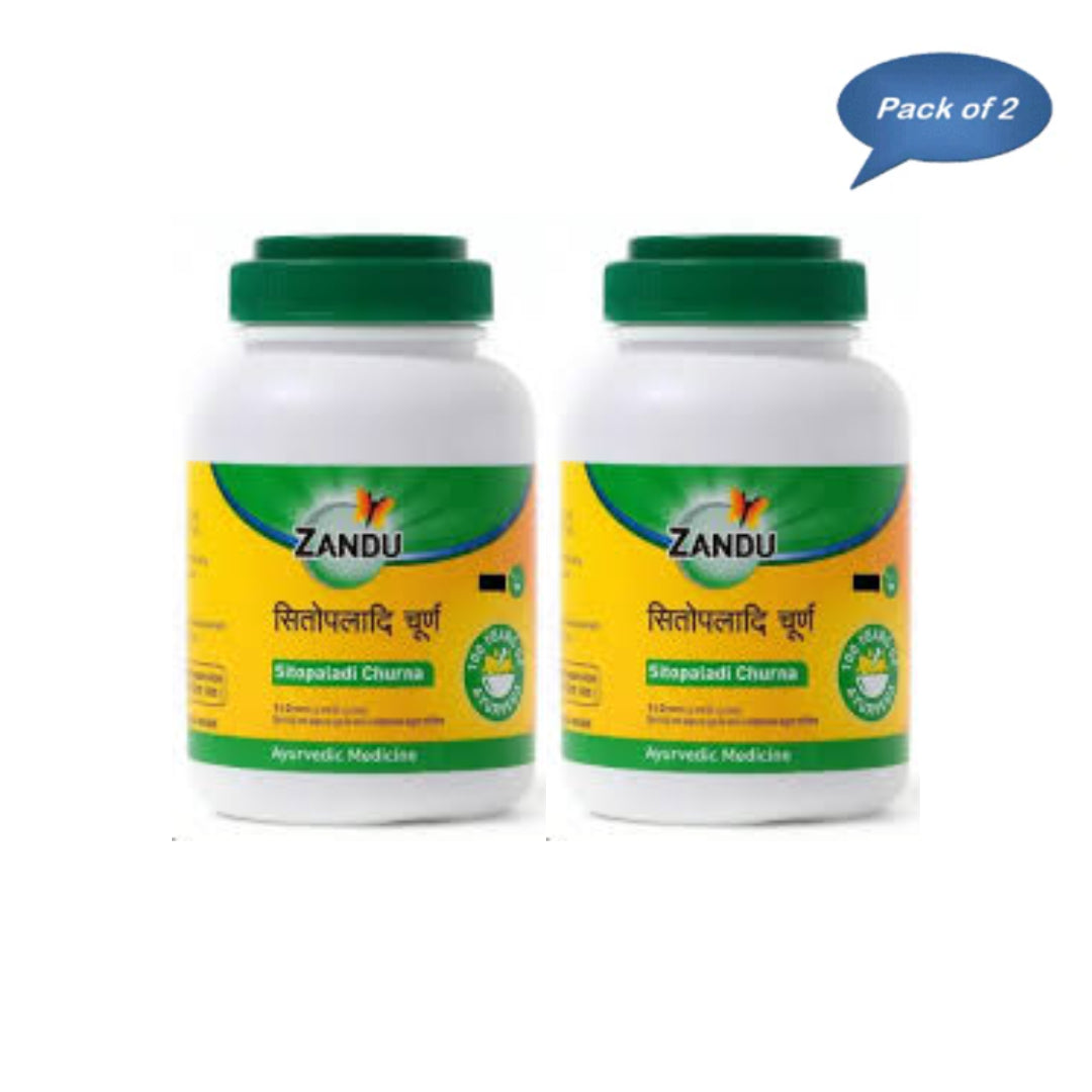 Zandu Sitopaladi Churna 60 Gm(Pack of 2)