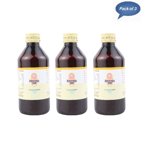 Nagarjun (Gujarat) Anarmix Syrup 200 Ml(Pack of 3)