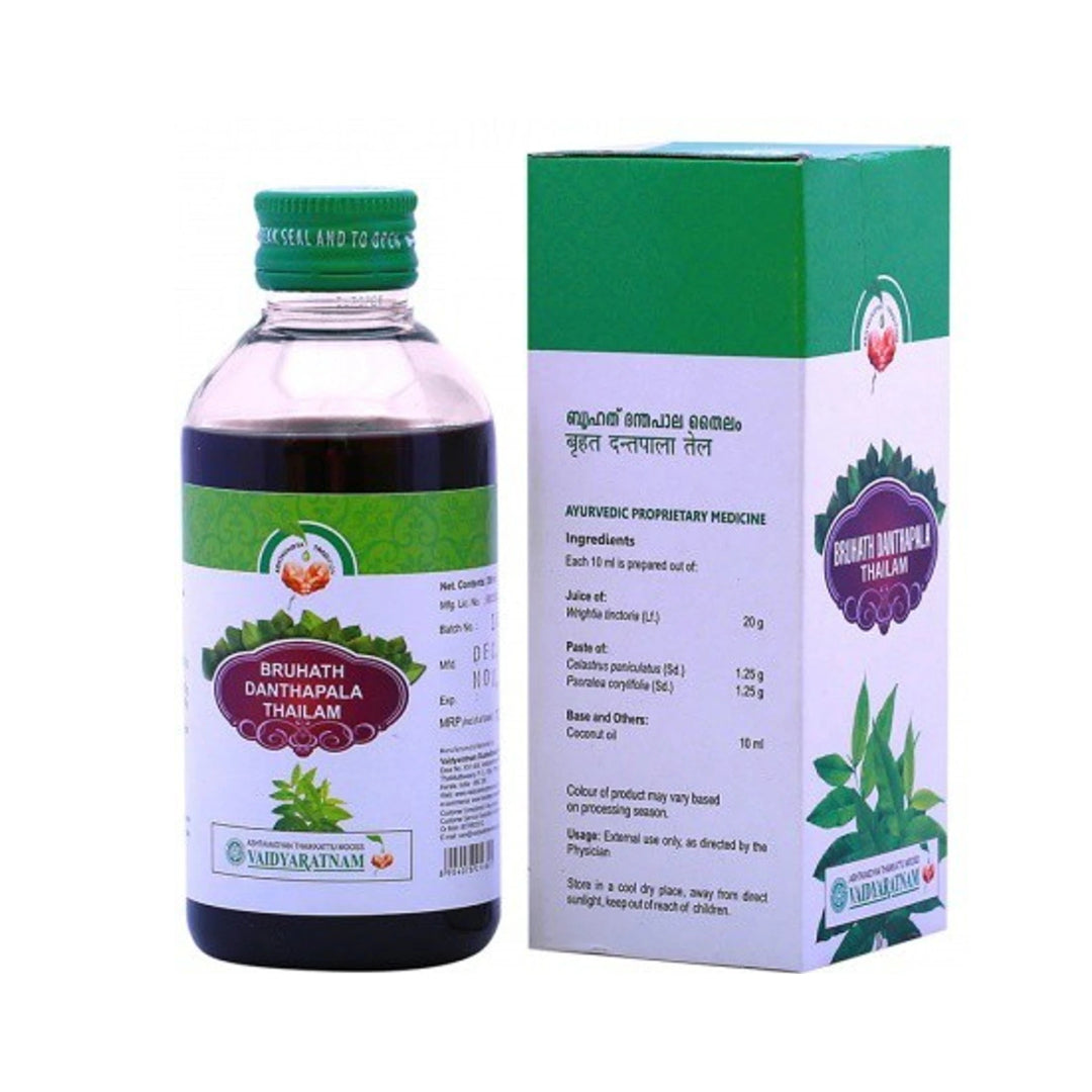 Vaidyaratnam Bruhath Danthapala Thailam 100 Ml