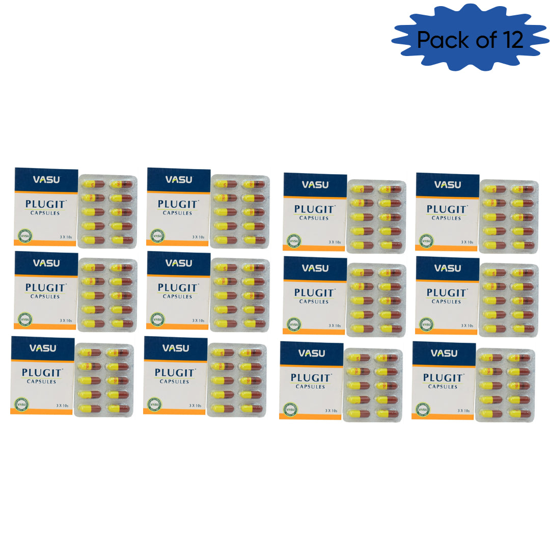 Vasu Plugit 10 Capsules(Pack of 12)