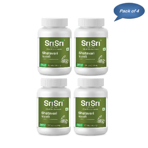 Sri Sri Tattva Shatavari 60 Tablets(Pack of 4)
