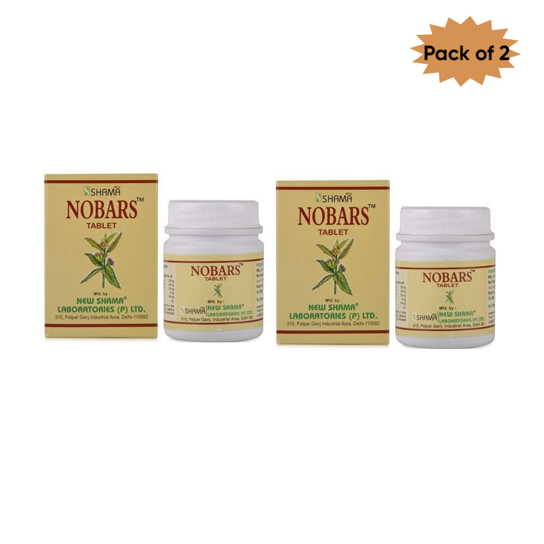 New Shama Nobars 60 Tablets(Pack of 2)