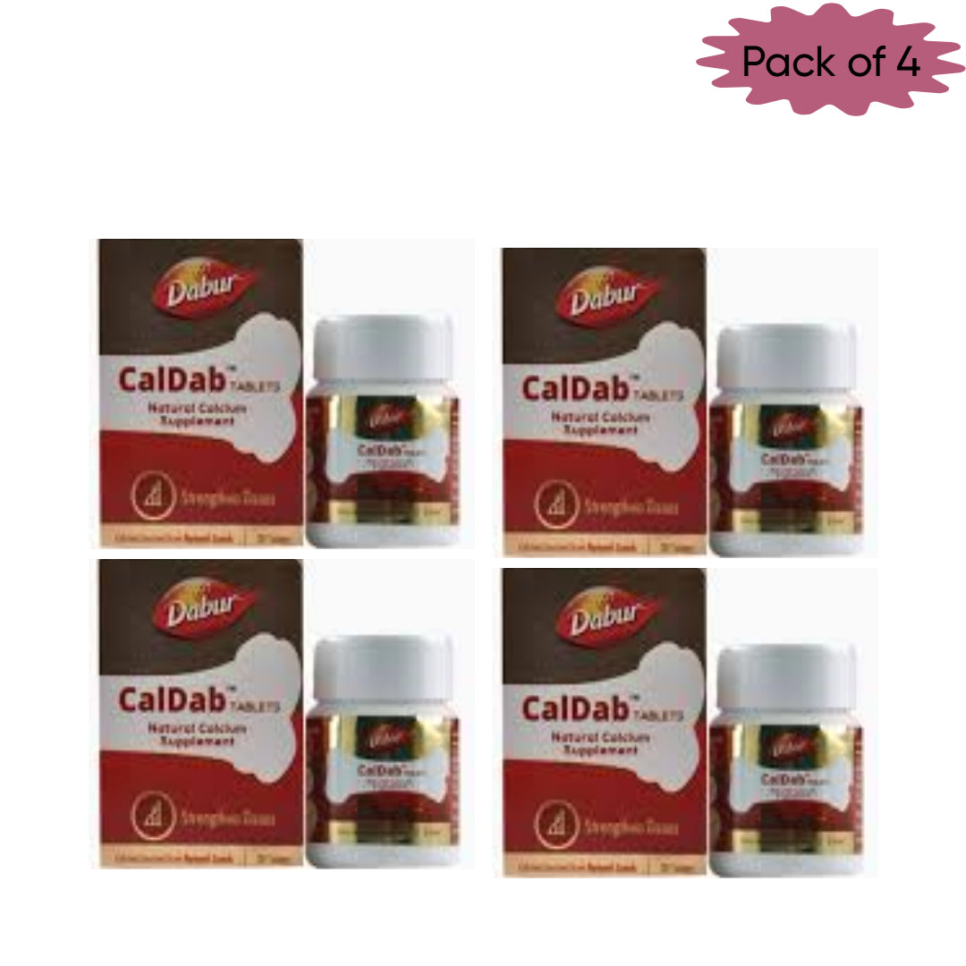 Dabur Caldab 30 Tablets(Pack of 4)