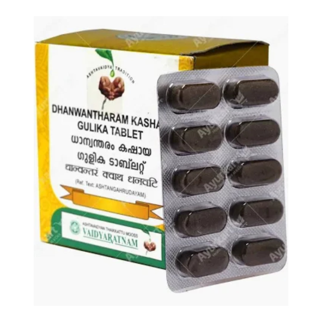 Vaidyaratnam Dhanwantharam Kashaya Tablet 100 Tablets