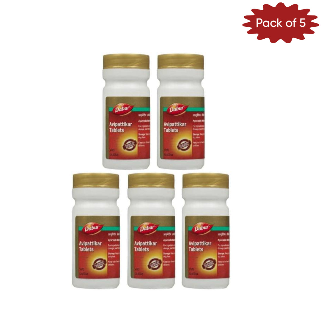 Dabur Avipattikar 60 Tablets (Pack of 5)