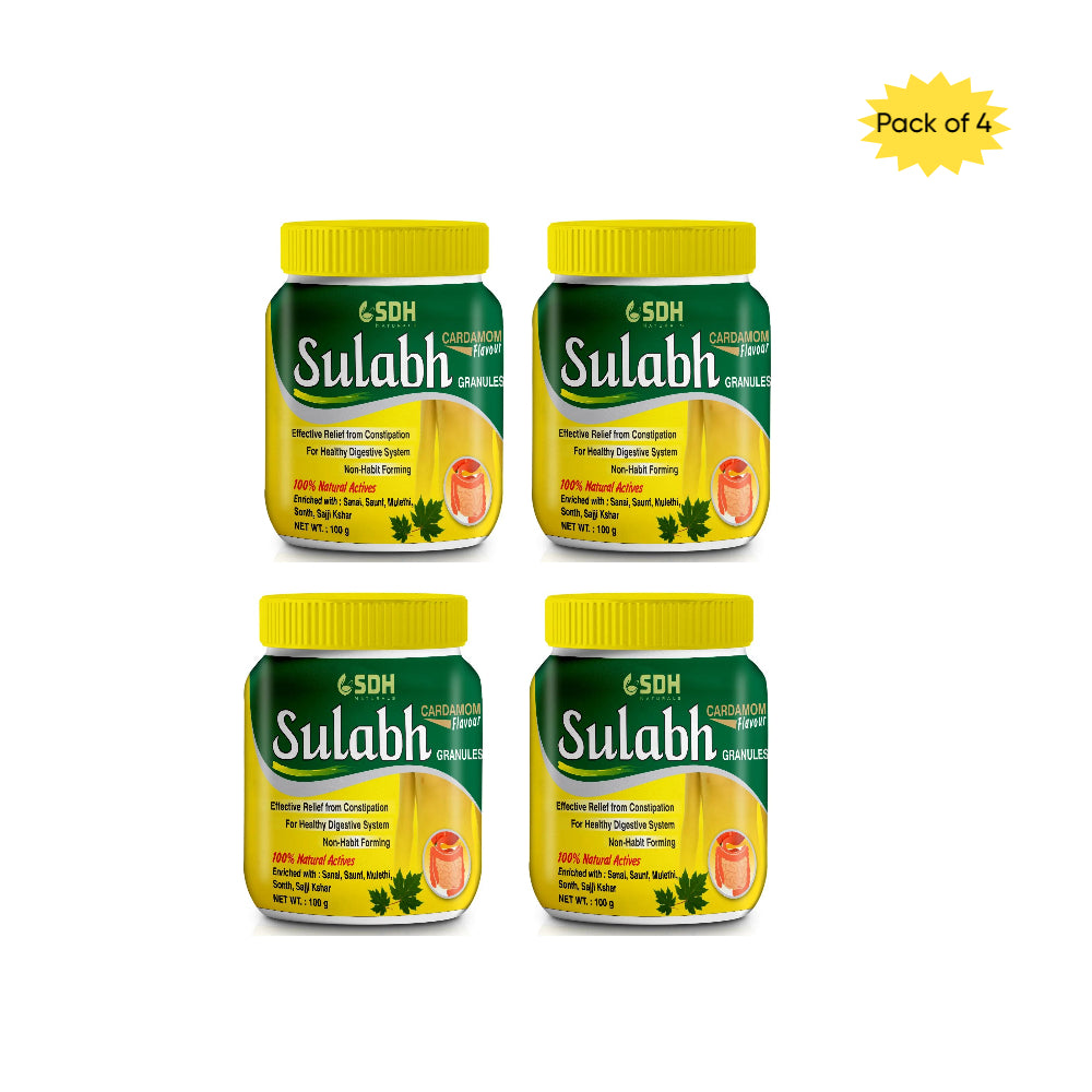 Shree Dhanwantri Herbals Sulabh Granules 100 Gm(Pack of 4)