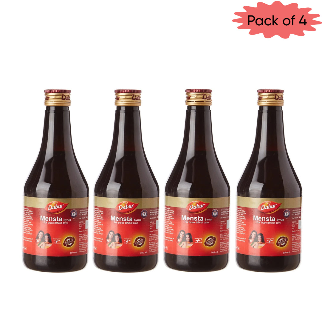 Dabur Mensta Syrup 200 Ml(Pack of 4)