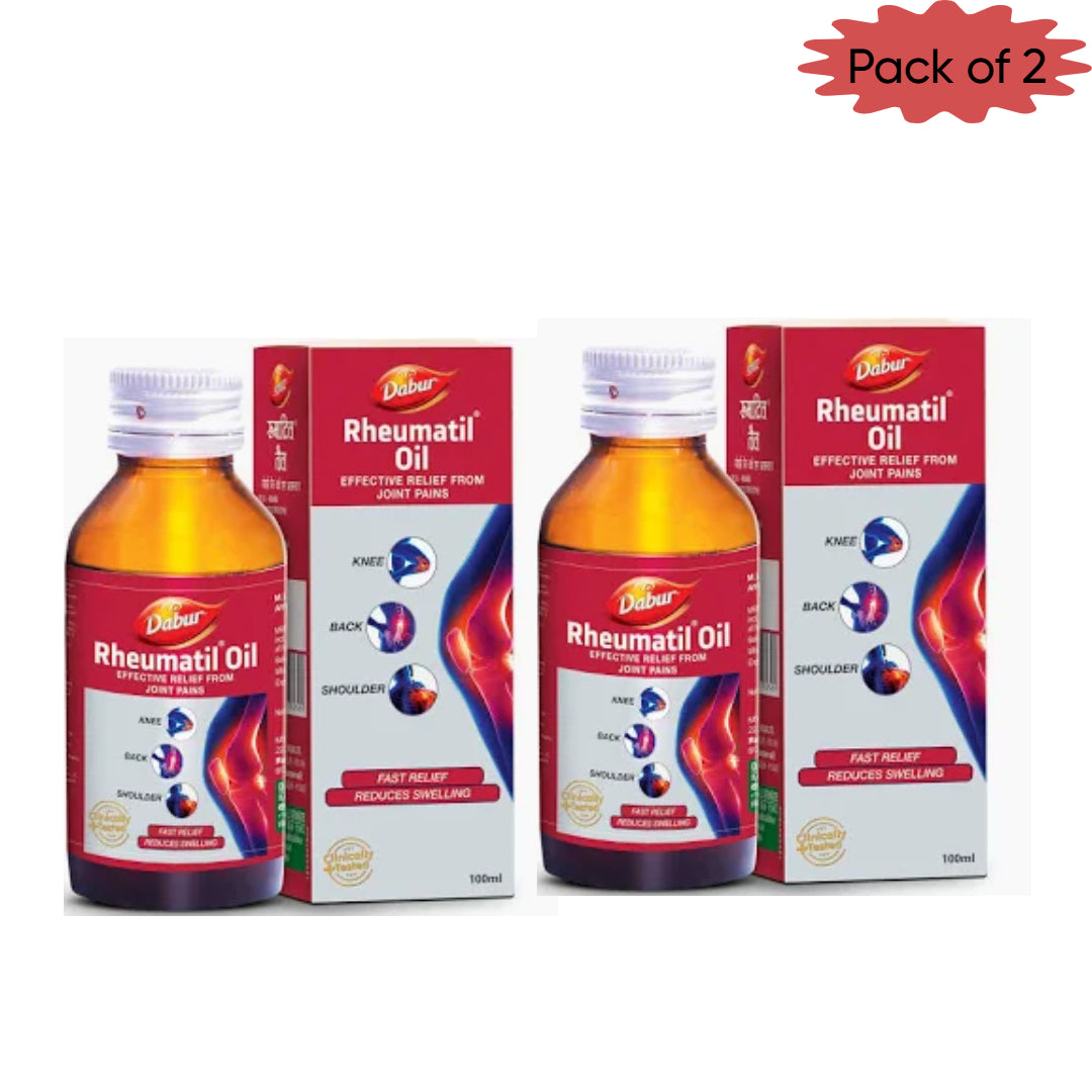 Dabur Rheumatil Oil 100 Ml(Pack of 2)