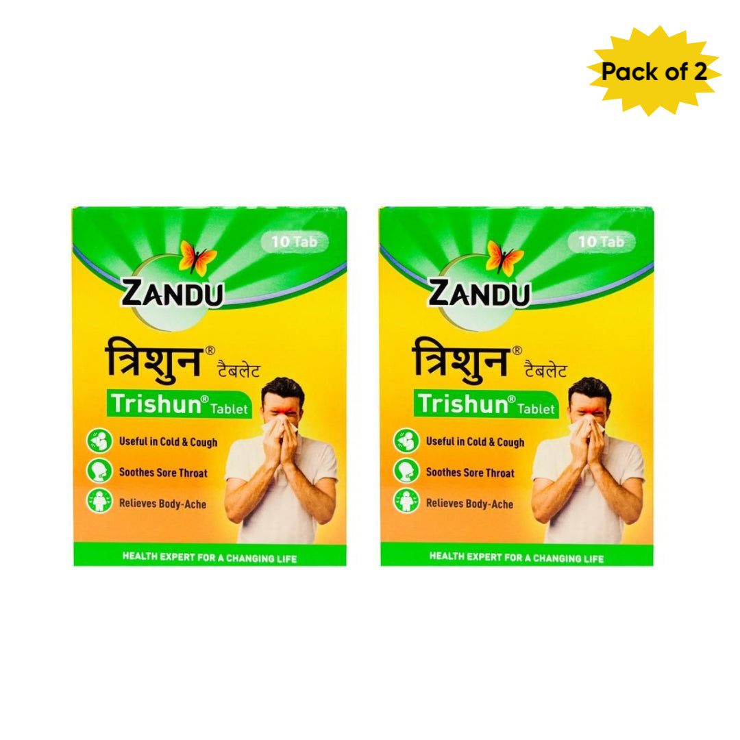 Zandu Trishun 10 Tablets(Pack of 2)