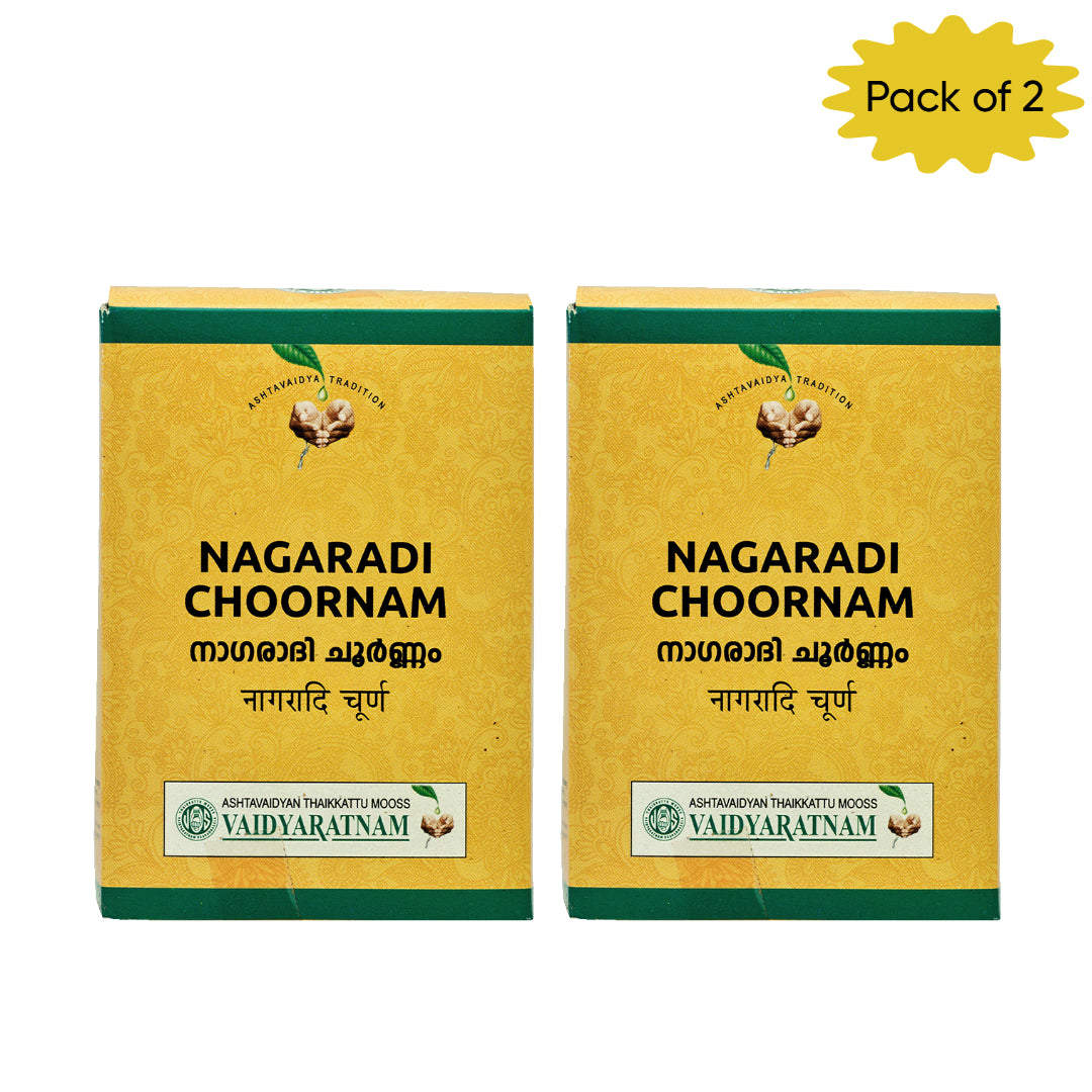 Vaidyaratnam Nagaradi Choornam 50 Gm(Pack of 2)