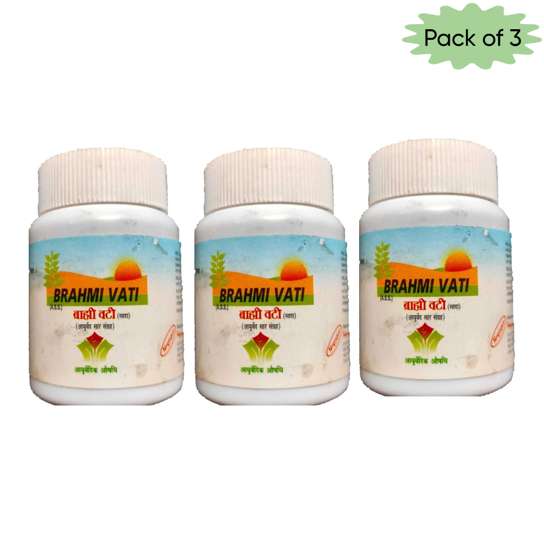 Nagarjun (Gujarat) Brahmi Vati 30 Tablets(Pack of 3)