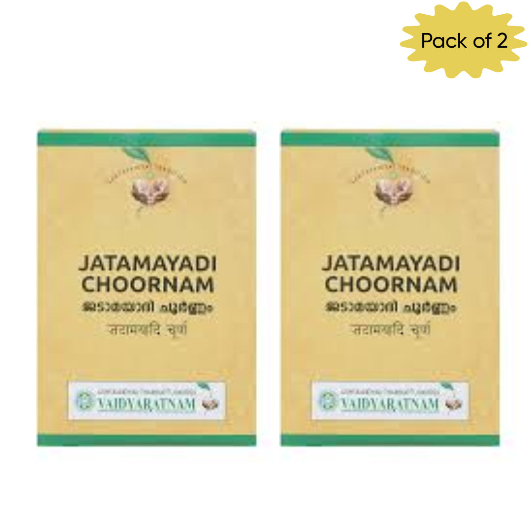 Vaidyaratnam Jatamayadi Choornam 100 Gm(Pack of 2)