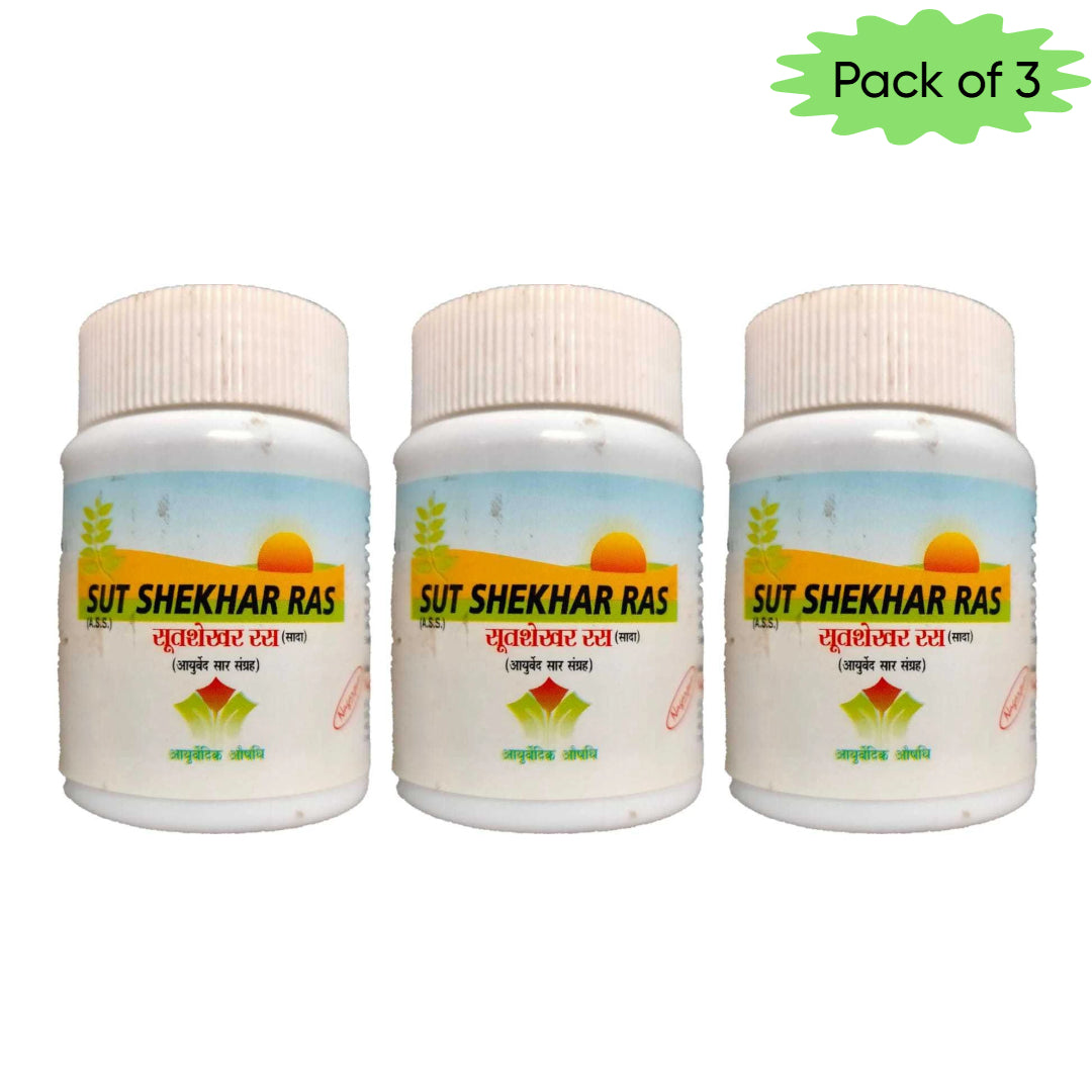 Nagarjun (Gujarat) Sut Shekhar Ras 30 Tablets(Pack of 3)