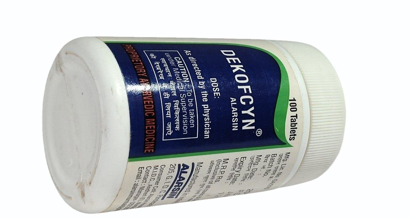 Alarsin Dekofcyn 100 Tablets(Pack of 2)