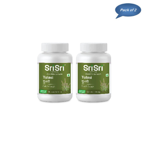 Sri Sri Tattva Tulasi 60 Tablets (Pack of 2)