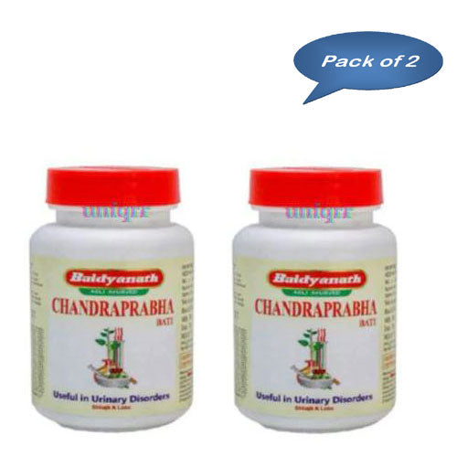Baidyanath (Jhansi) Chandraprabha 40 Tablets (Pack Of 2)