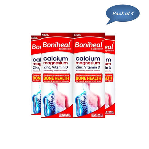 Aimil Boniheal Suspension Syrup 200 Ml (Pack of 4)