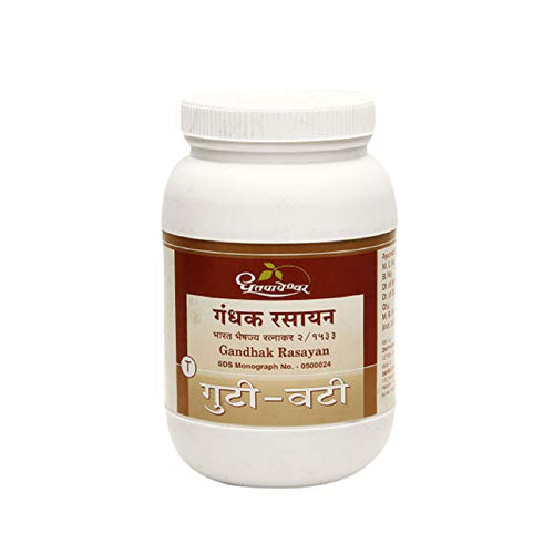 Dhootapapeshwar Gandhak Rasayan 1000 Tablets