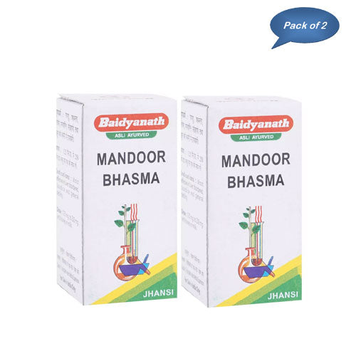 Baidyanath (Jhansi) Mandoor Bhasma 10 Gm (Pack of 2)