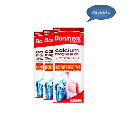 Aimil Boniheal Suspension Syrup 200 Ml (Pack of 3)
