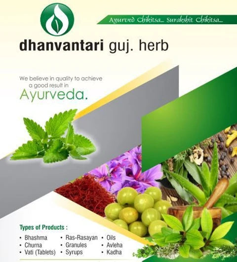 Dhanvantari Guj. Herb Pyleswin  30 Tablets