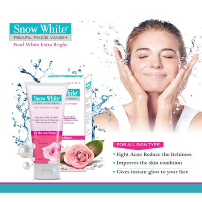 Olefia Snow White Face Wash 60 Gm (Pack Of 2)