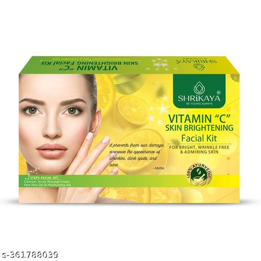Shrikaya Vitamin "C" Skin Brightening Facial Kit 80 Gm