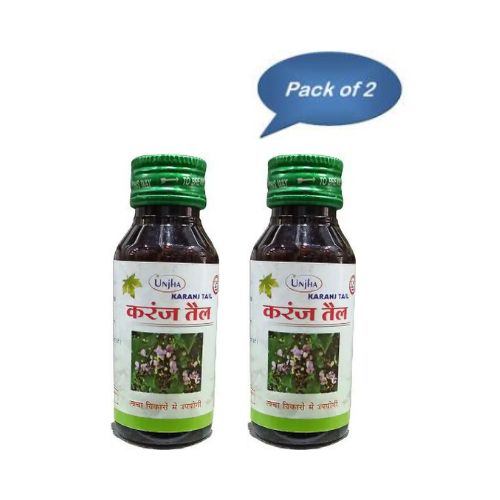 Unjha Ayurvedic Pharmacy Karanj Tail 50 Ml (Pack of 2)