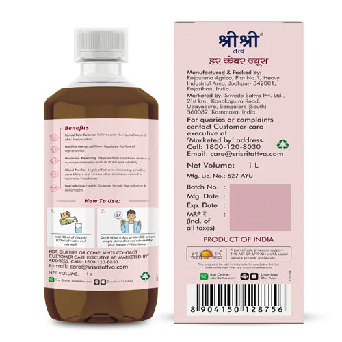 Sri Sri Tattva Her Care Juice 1 Ltr