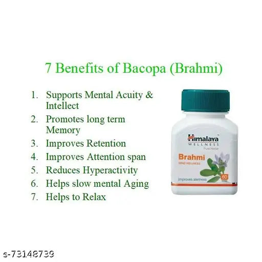 Himalaya Brahmi 60 Tablets (Pack of 3)