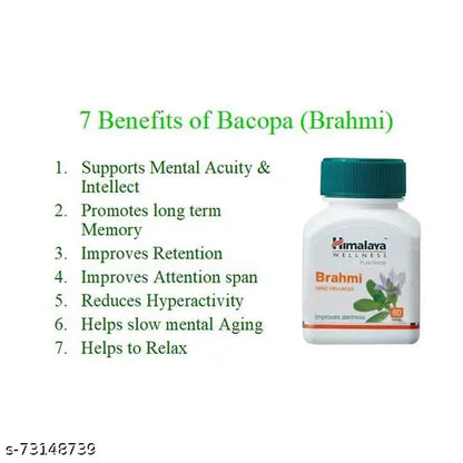 Himalaya Brahmi 60 Tablets (Pack of 3)
