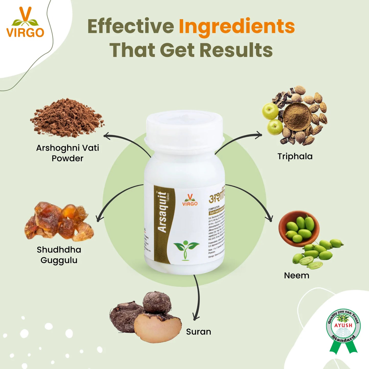 Virgo Uap Arsaquit 30 Tablets (Pack of 5)