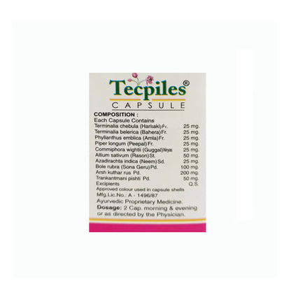 Technopharm Pvt Ltd Tecpiles 30 Capsules