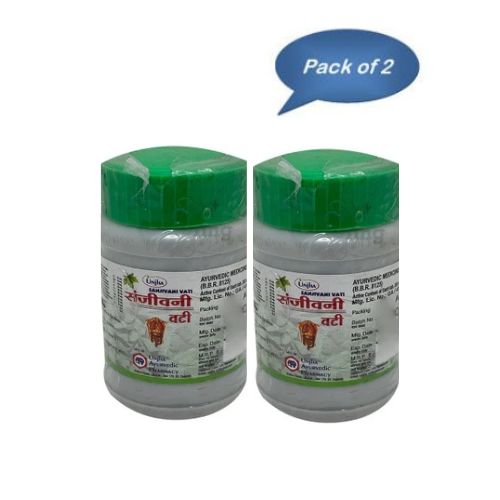 Unjha Ayurvedic Pharmacy Sanjivani Vati 40 Tablets (Pack of 2)